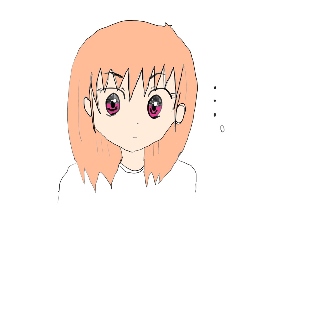 デジタルイラスト；女子