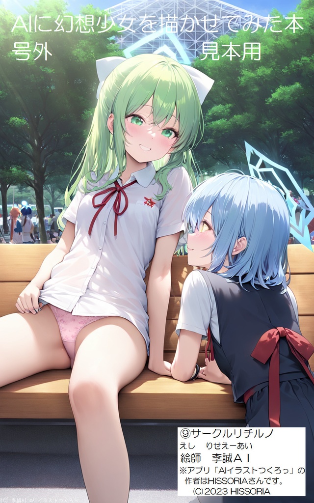 AIにイラストを描かせてみた本　サンプル用見本誌