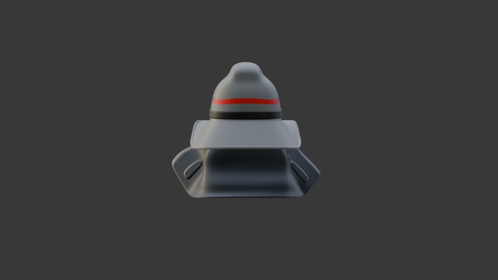 【3Dモデル】防火ヘルメット風 / OBJ形式