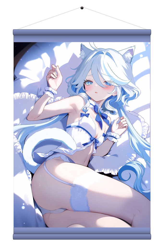 【予約発売】白猫フリーナB2タペストリー