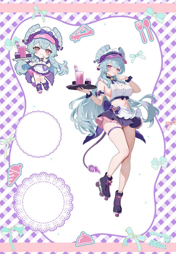 【予約販売】夢見月瑞希 ダイナー風衣装 アクリルスタンド