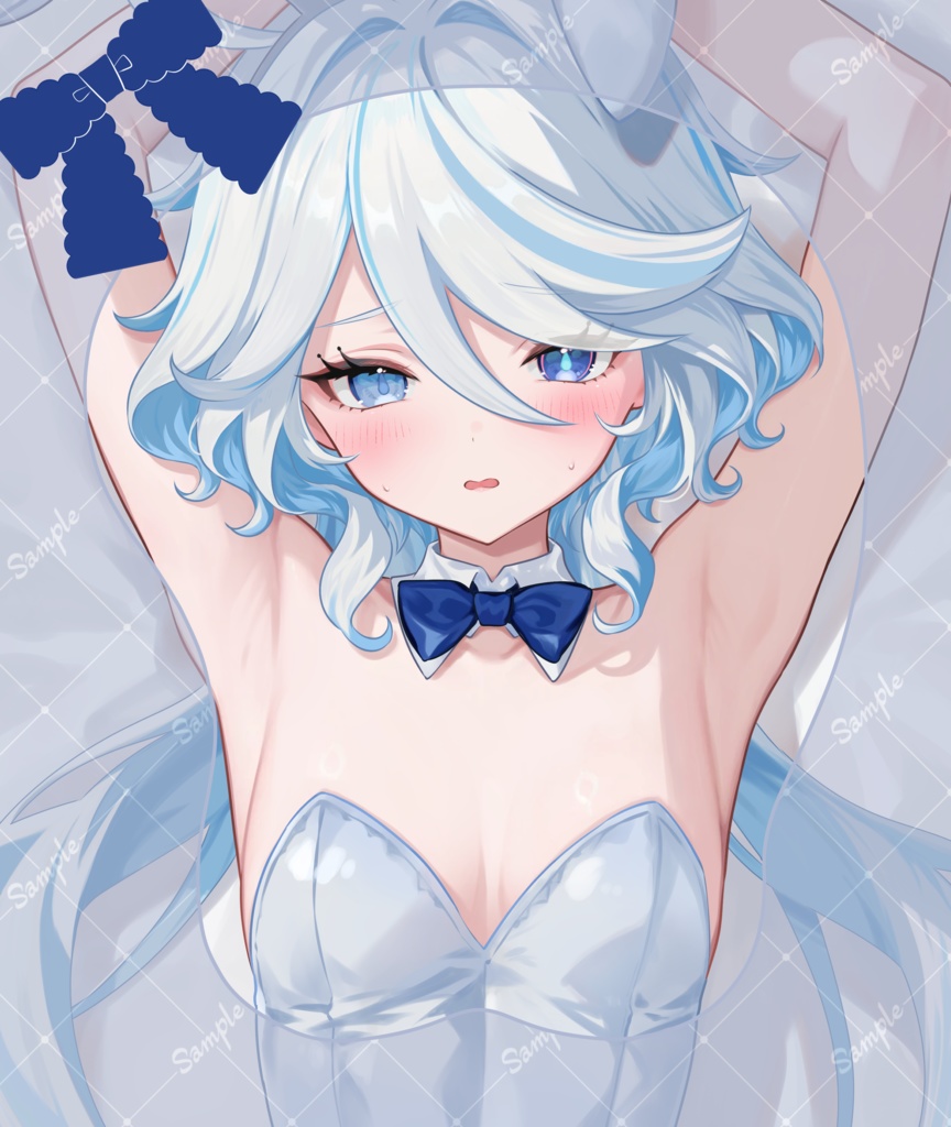 【予約販売】C107 白バニーフリーナおっぱいマウスパッド