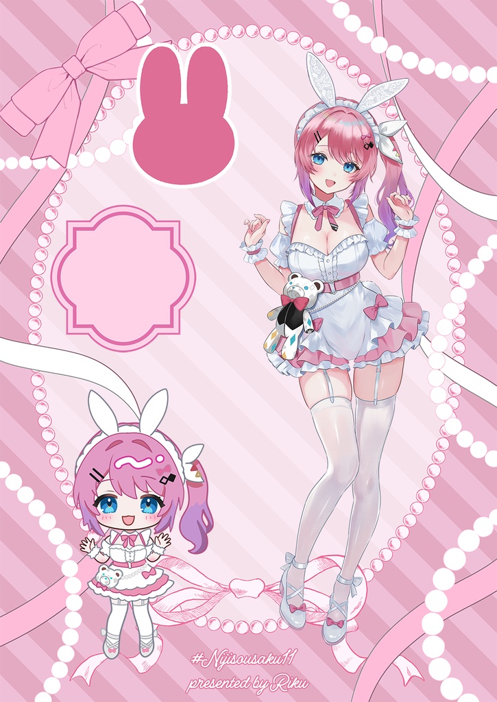 【予約販売】倉持めると　バニー風衣装アクリルスタンド