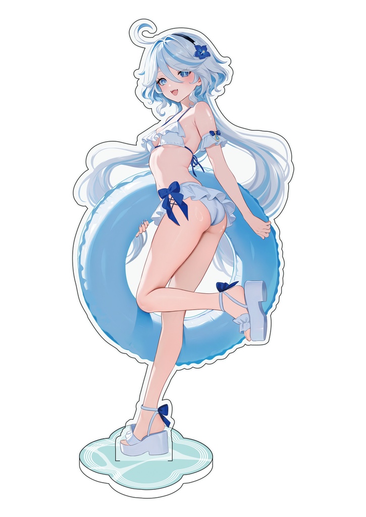 水着フリーナ＆スカーク フレーム付きアクリルスタンド