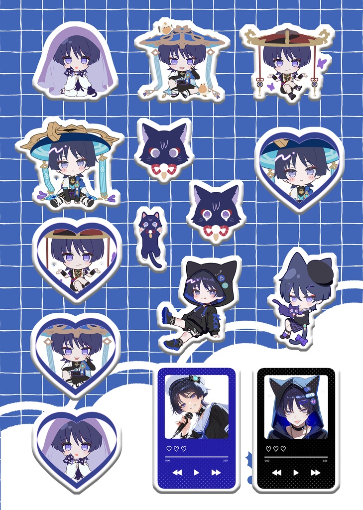 【予約販売】放浪者ぷくぷくシール