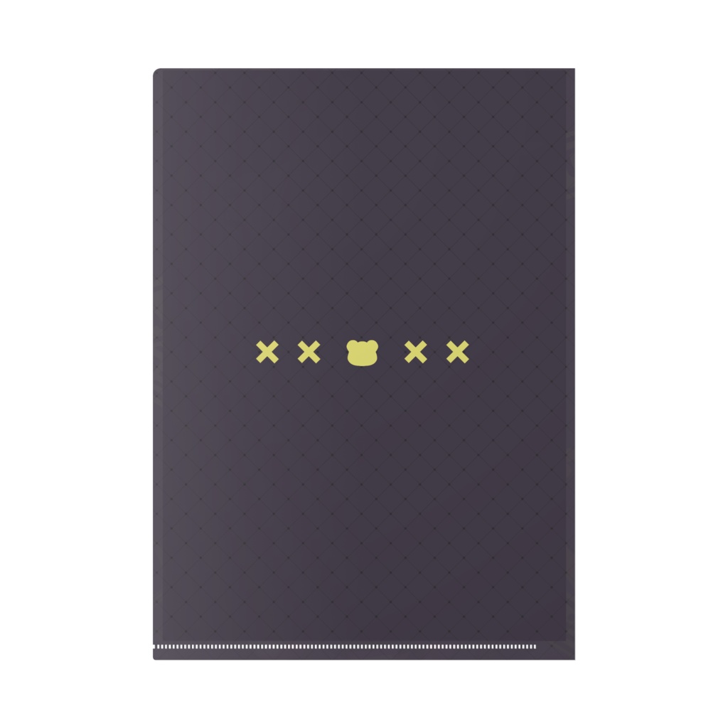 バツクマちゃんのクリアファイル