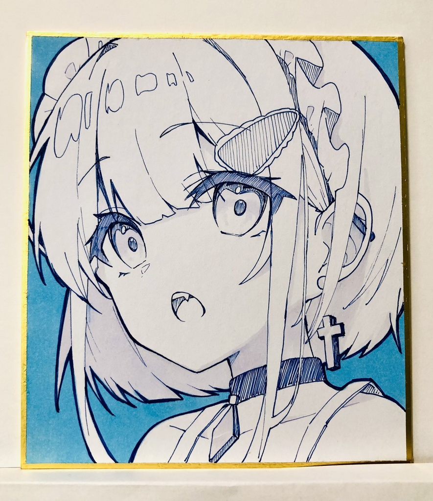 アナログ色紙1枚目