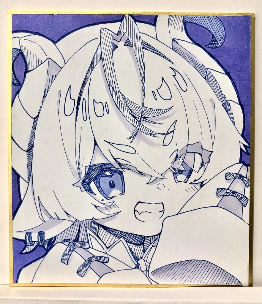 アナログ色紙3枚目
