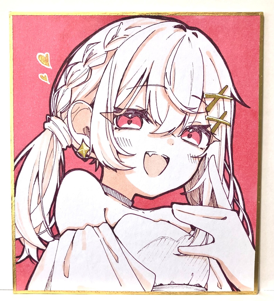 アナログ色紙8枚目