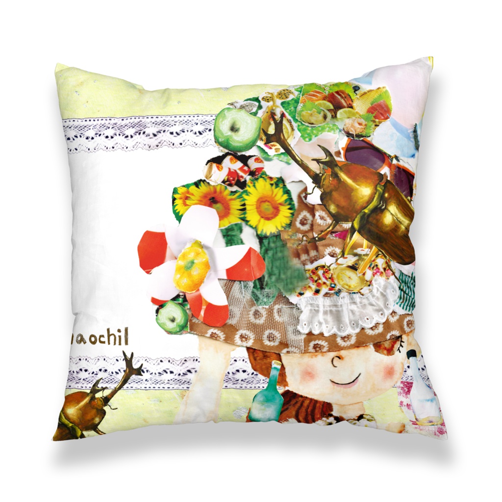 クッションカバー 故郷へ父のお見舞いと帰省