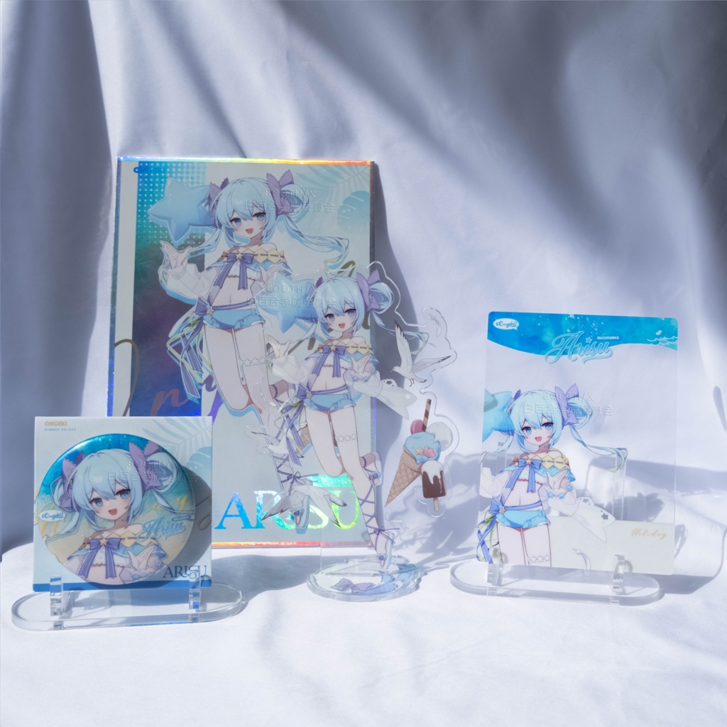 【現物商品/オンゲキ】水着!皇城セツナ&珠洲島有栖