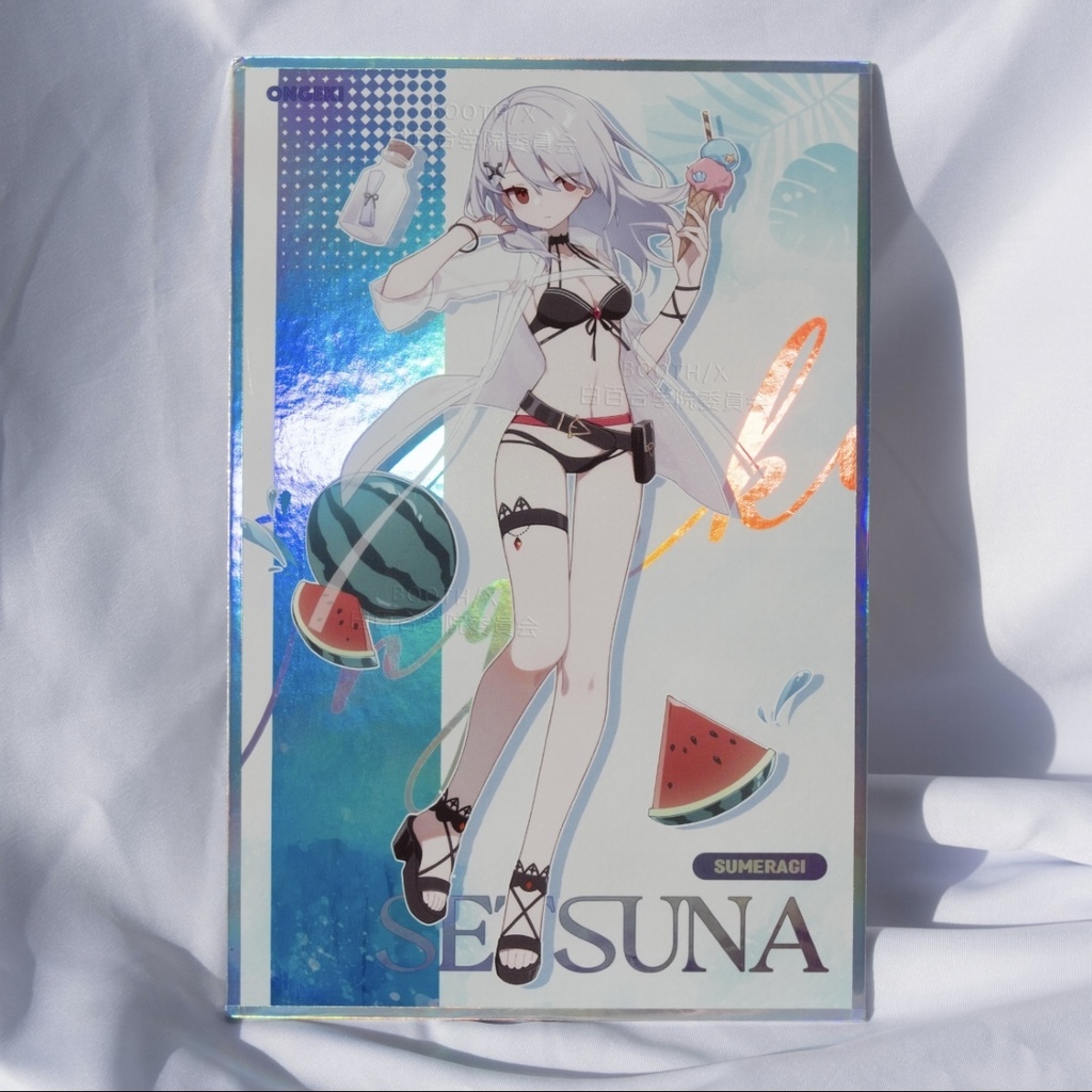 【現物商品/オンゲキ】水着!皇城セツナ&珠洲島有栖