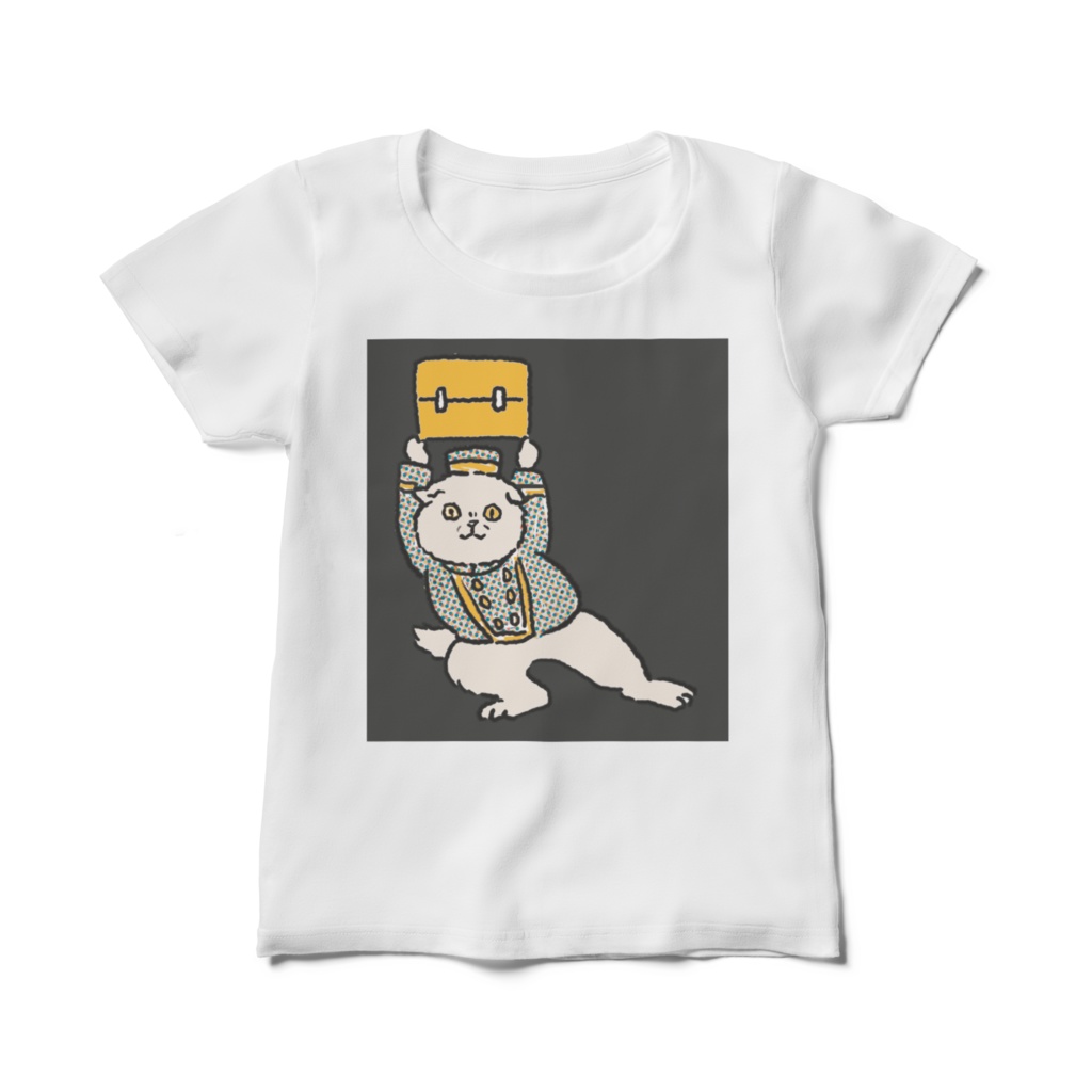 猫ポーター　レディースTシャツ
