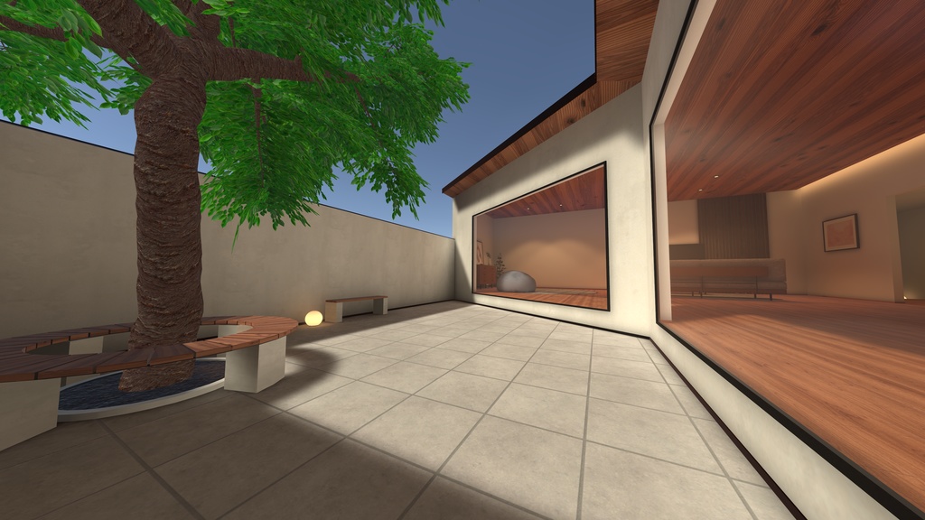 【VRChat向けワールド】ヌックのある家