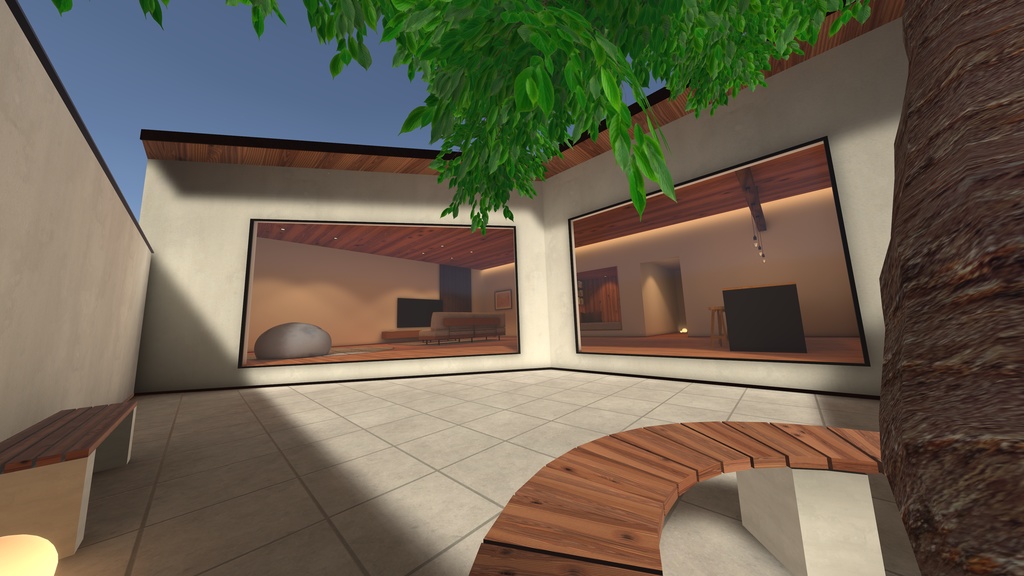 【VRChat向けワールド】ヌックのある家