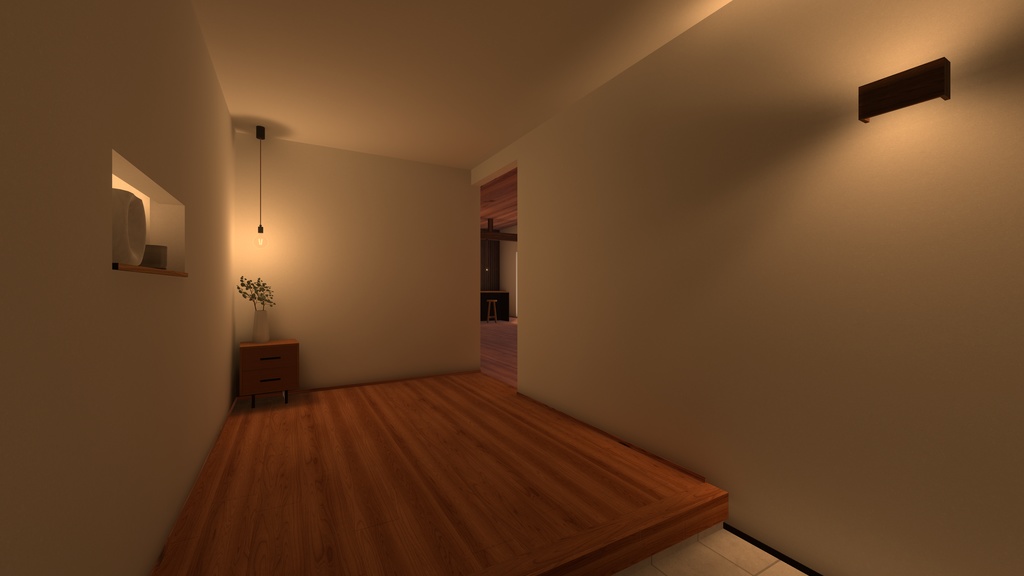 【VRChat向けワールド】ヌックのある家