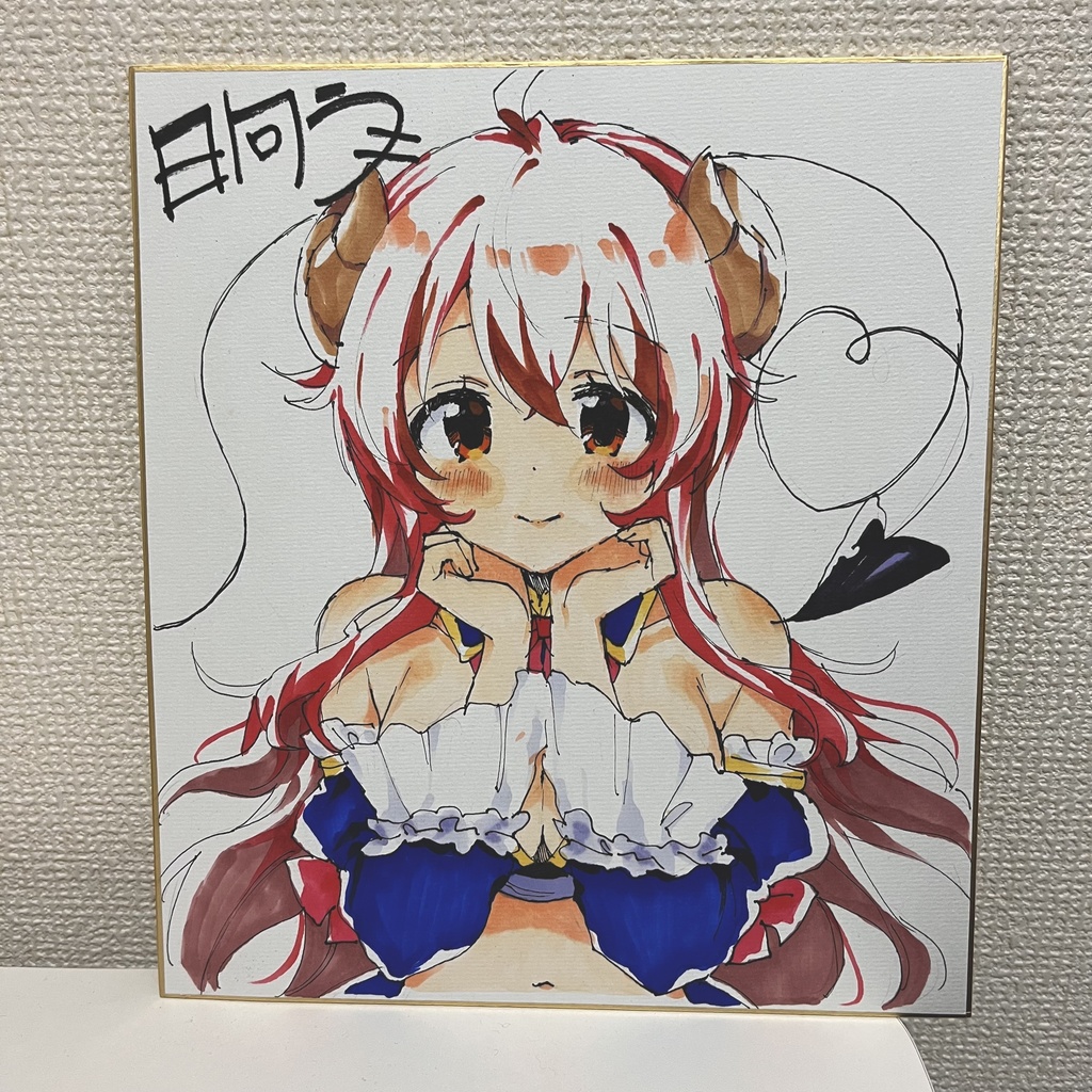 見守りシャミ子色紙🥐