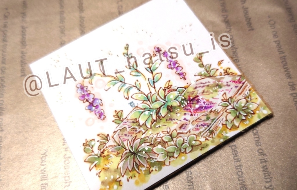 創作植物ミニ原画