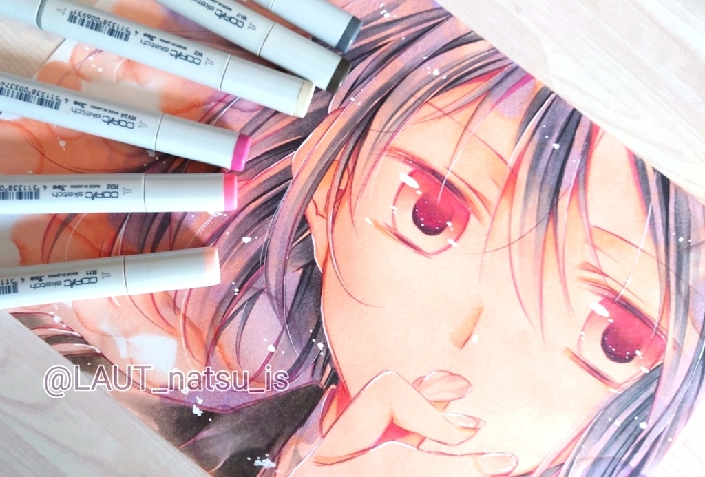 原画【桜色の君】