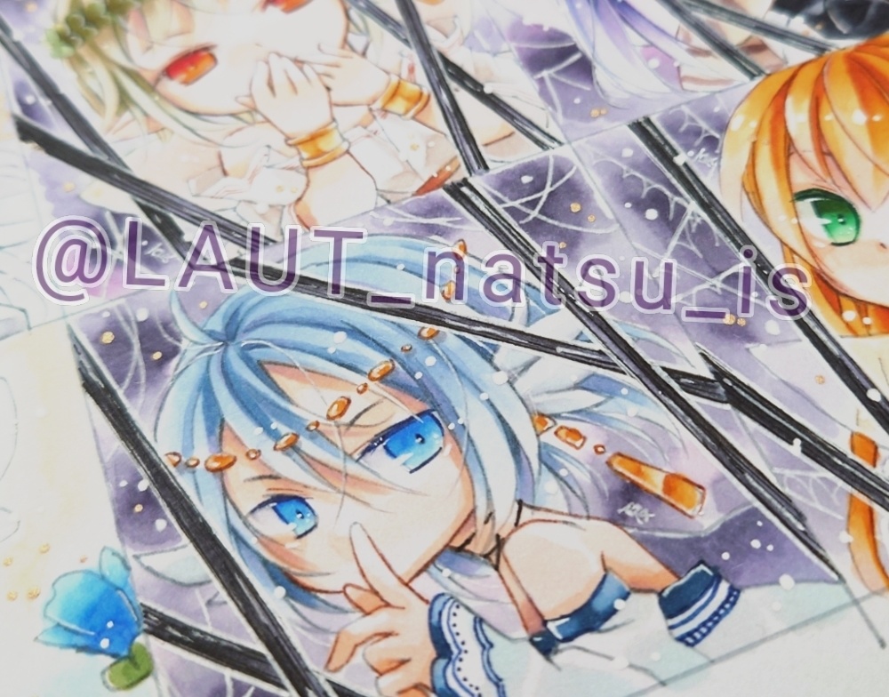 ミニ原画【妖精たちの集い】シリーズ