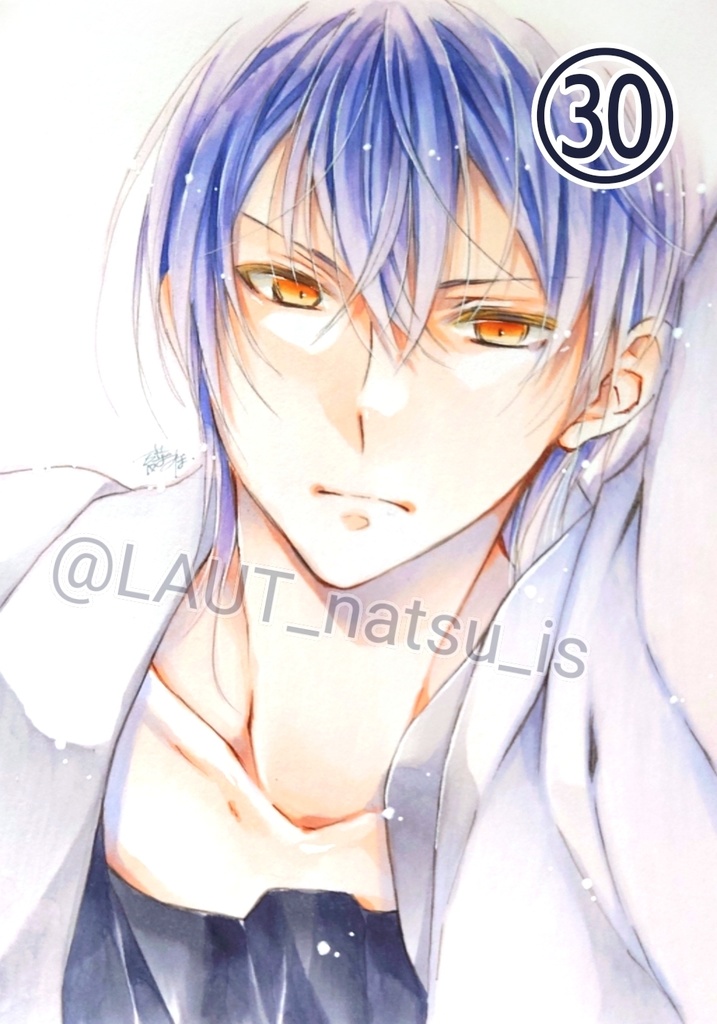 原画【男性キャラで1日1枚アナログ絵】㉕~㊱