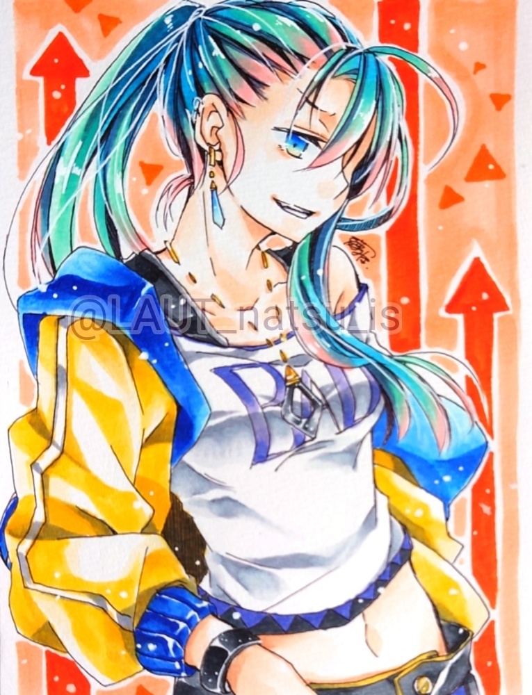 原画【創作で1日1枚アナログ絵】スケッチブック