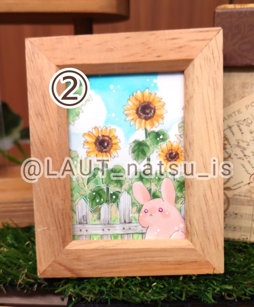 原画【パンダ君達と植物】シリーズ