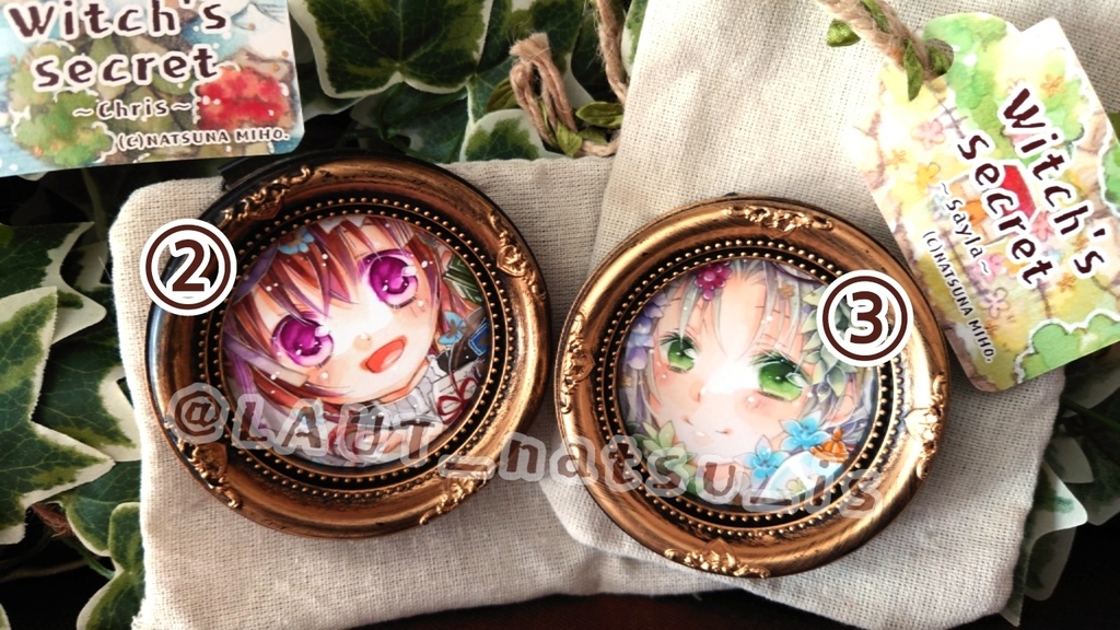 原画【見習い魔女と魔法の帽子】シリーズ