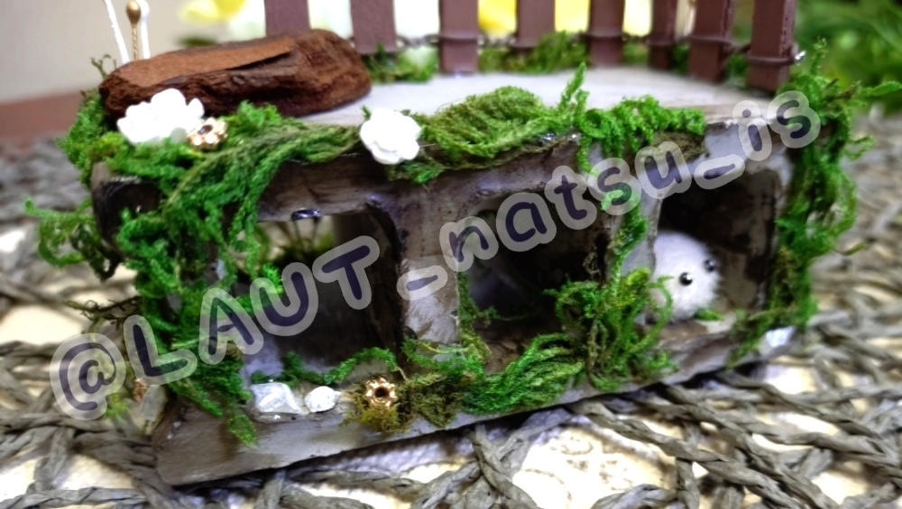 ミニチュア作品【ブロックの小さな住人】