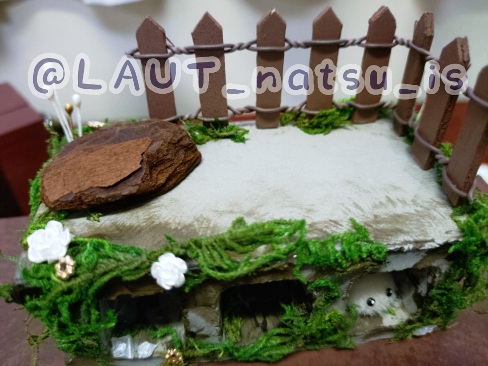 ミニチュア作品【ブロックの小さな住人】