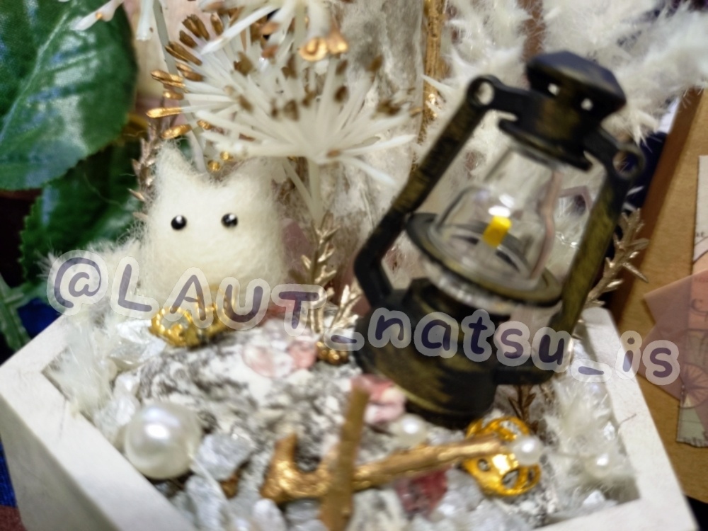 ミニチュア作品【白い森】