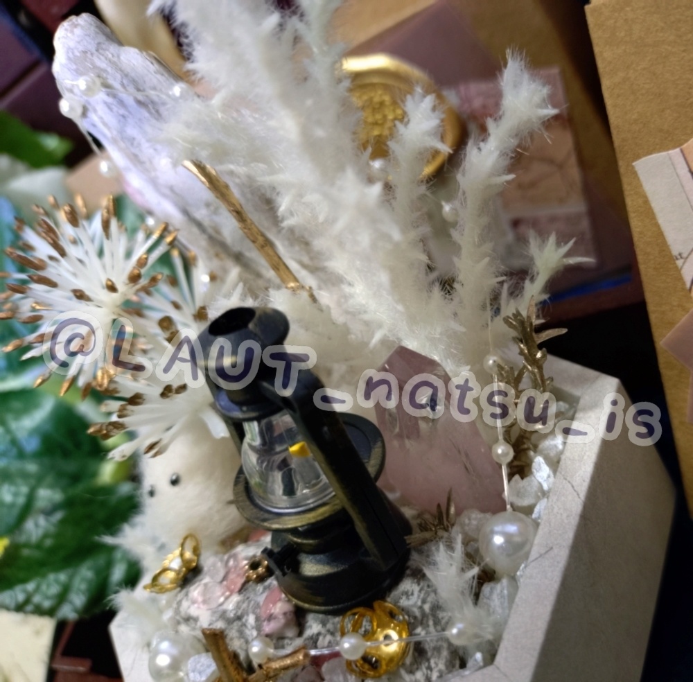 ミニチュア作品【白い森】