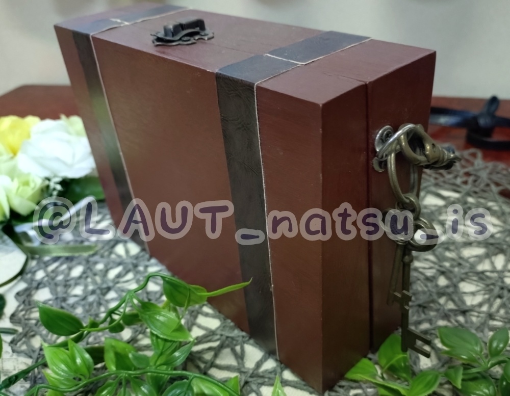 立体作品【トランク風小物入れ】