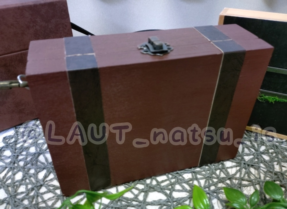 立体作品【トランク風小物入れ】