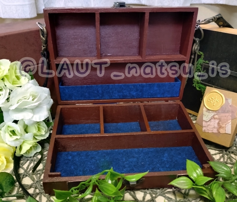 立体作品【トランク風小物入れ】