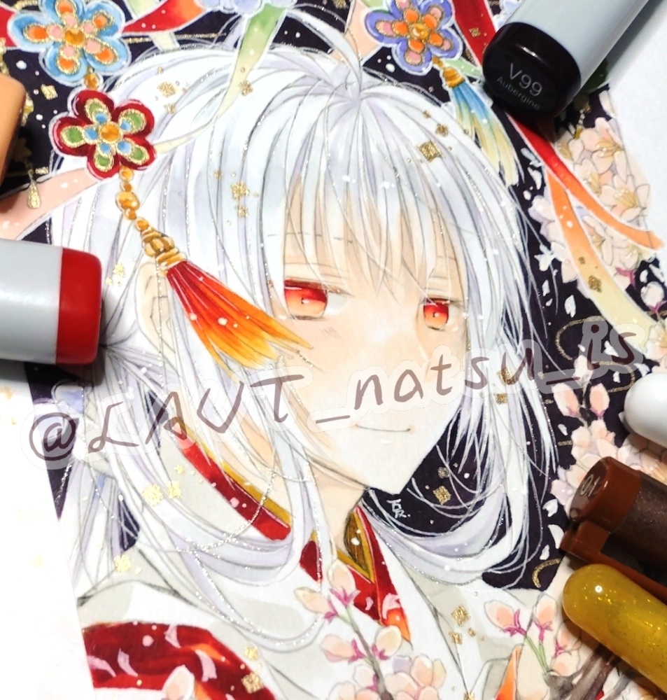 原画【白髪君】シリーズ