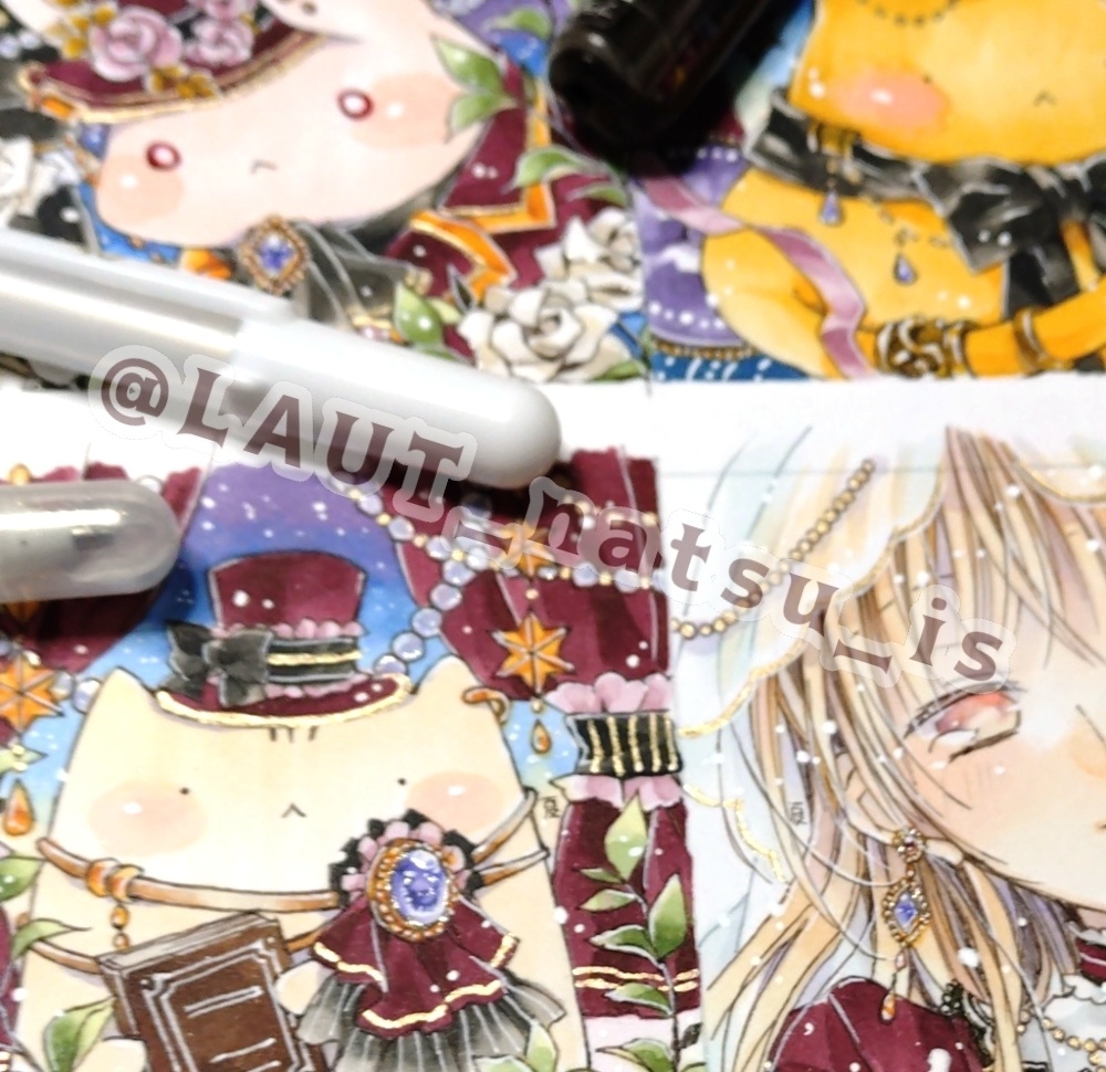 原画【心躍る装いを】シリーズ