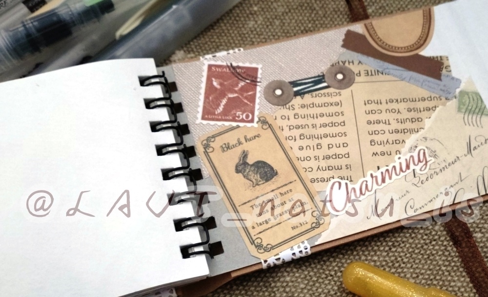 原画【水彩シリーズ】ミニスケッチブック