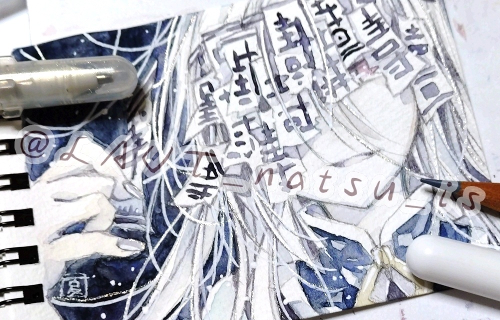 原画【絵墨シリーズ】ミニスケッチブック