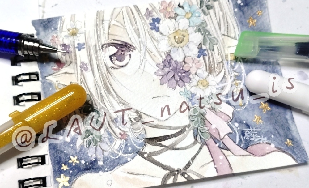 原画【絵墨シリーズ】ミニスケッチブック