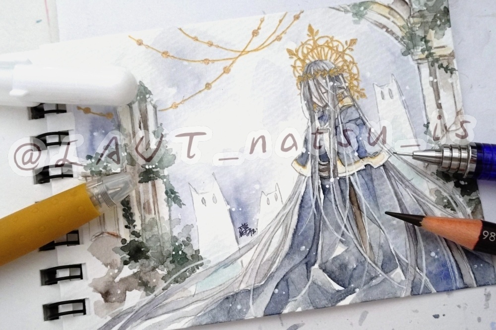 原画【絵墨シリーズ】ミニスケッチブック