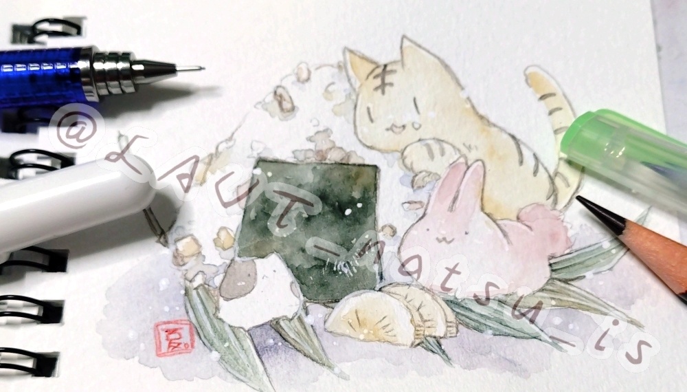 原画【絵墨シリーズ】ミニスケッチブック