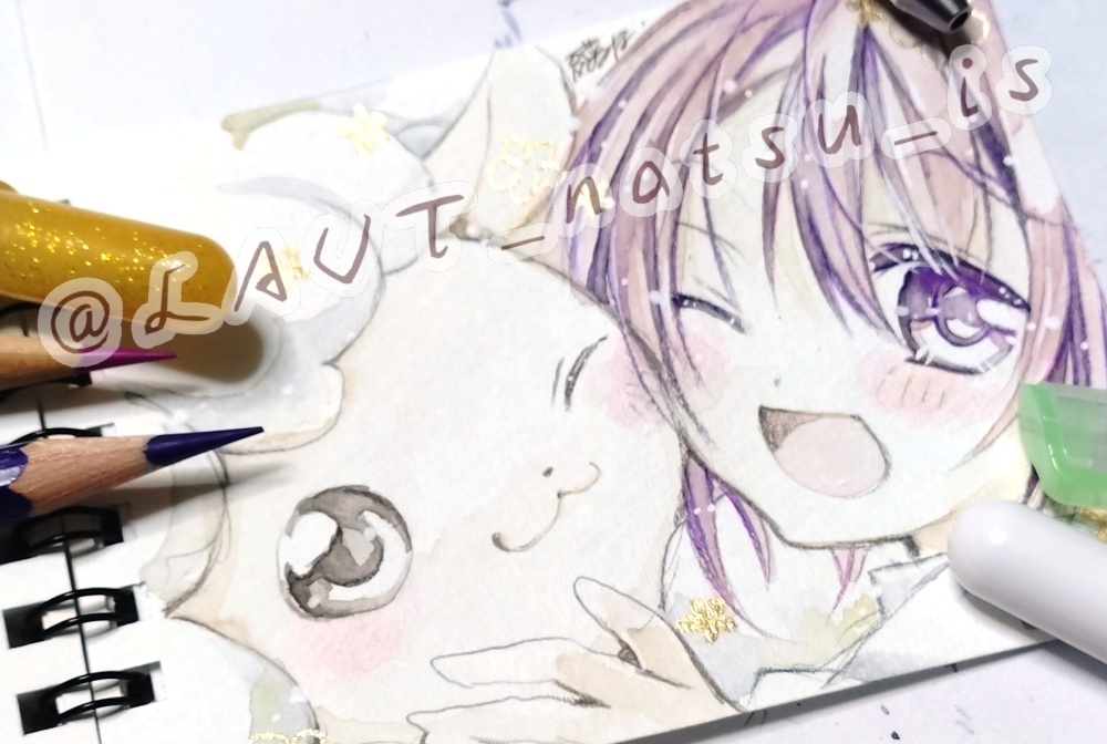 原画【絵墨シリーズ】ミニスケッチブック