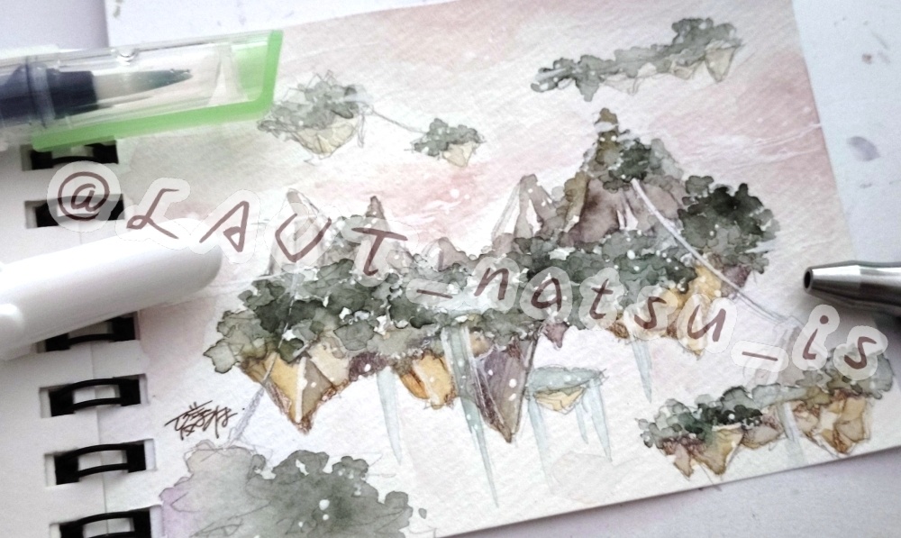 原画【絵墨シリーズ】ミニスケッチブック