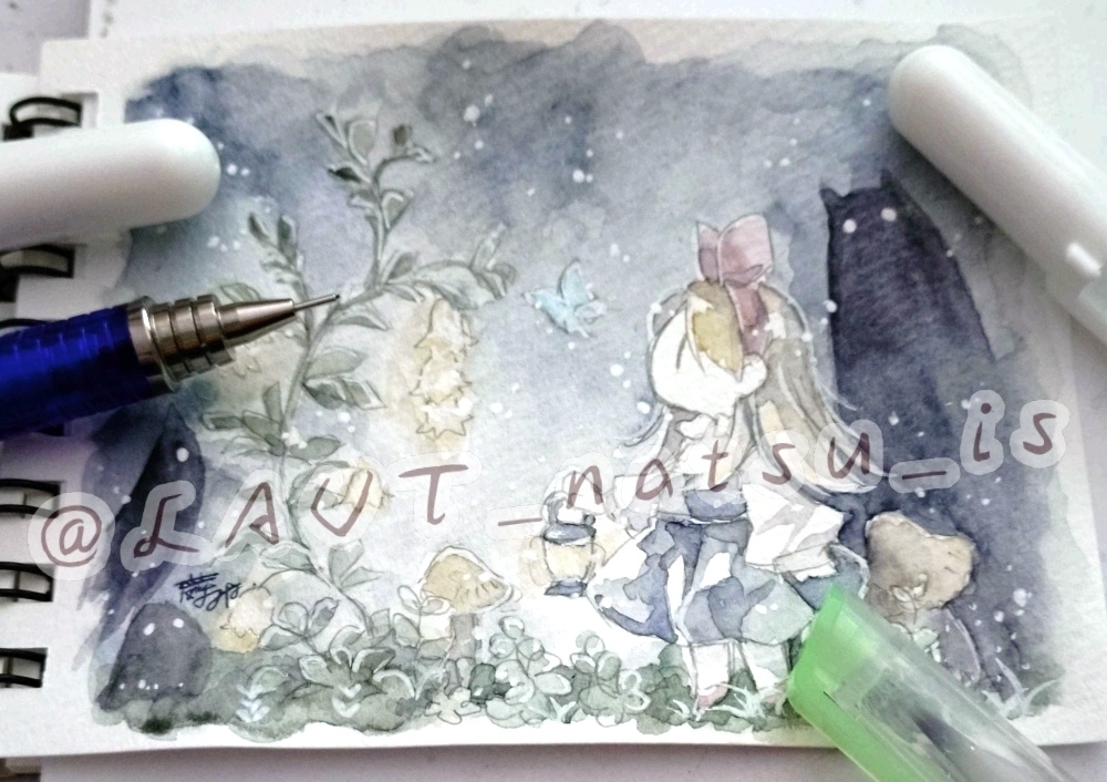 原画【絵墨シリーズ】ミニスケッチブック