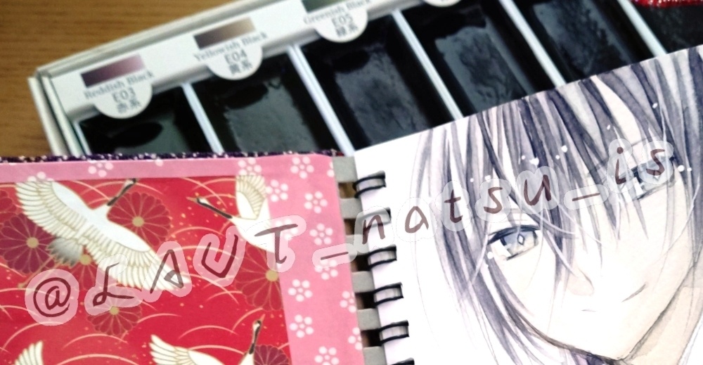 原画【絵墨シリーズ】ミニスケッチブック