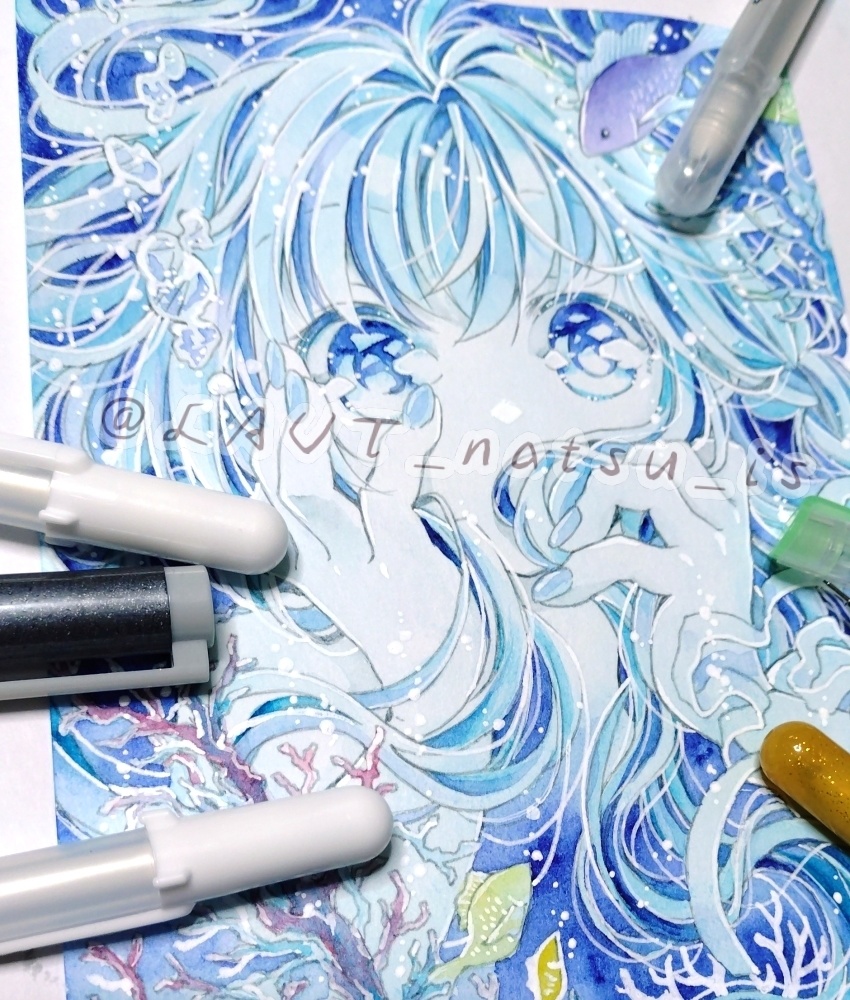 原画【ラグーンブルー】セット