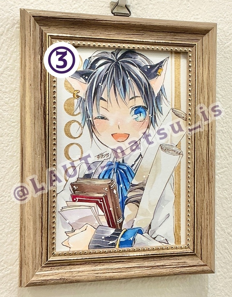 原画【月と猫】シリーズ