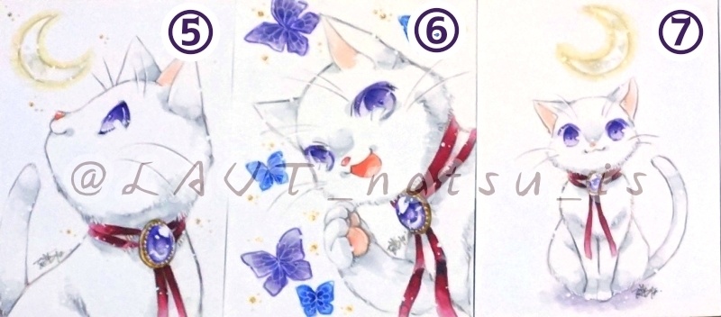 原画【月と猫】シリーズ