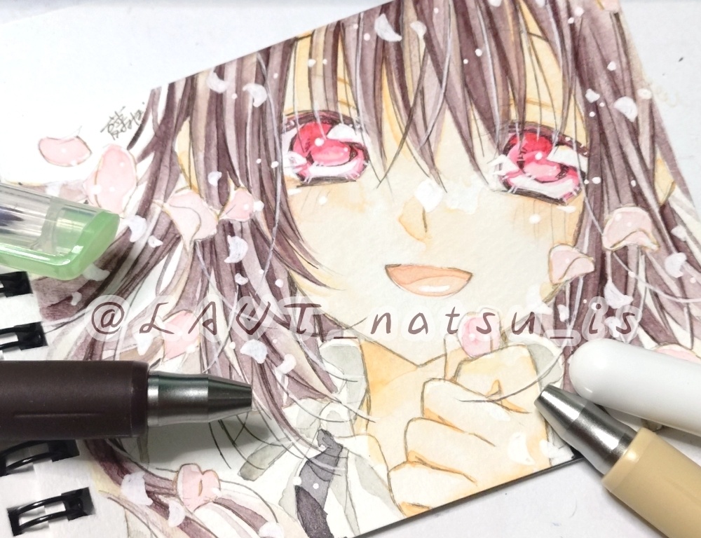 水彩原画イラストオーダー